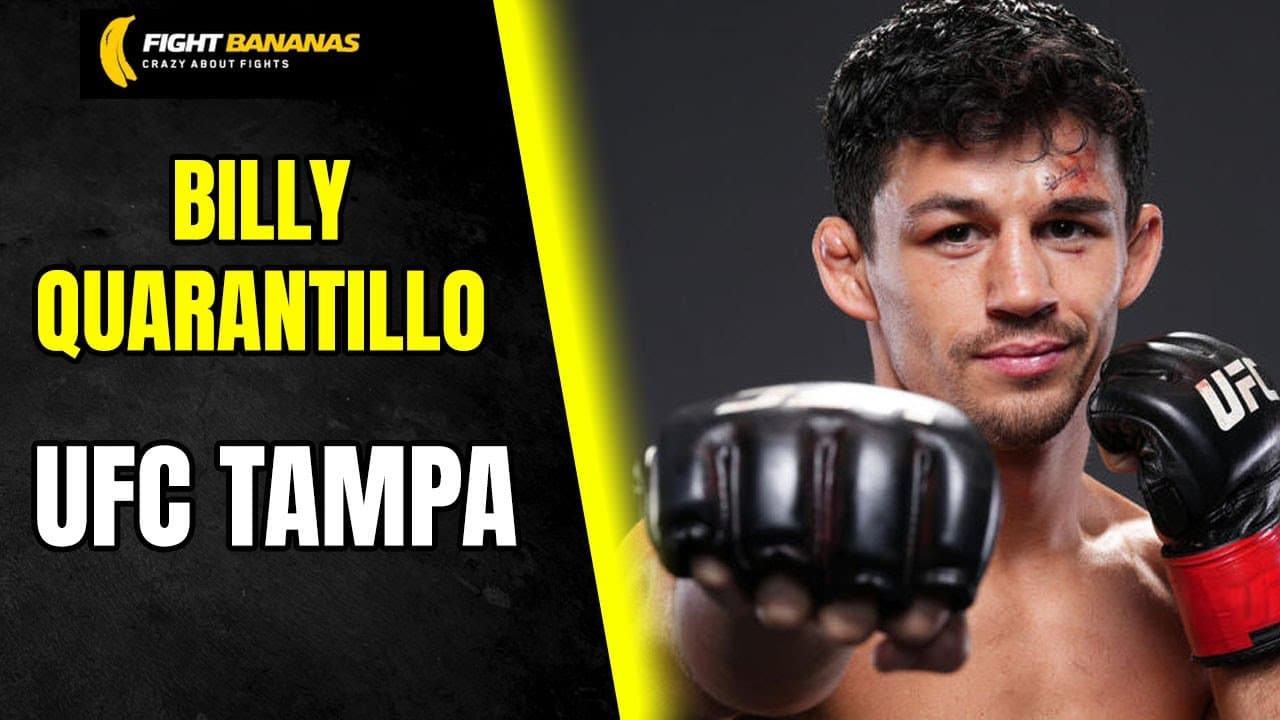 Billy Quarantillo on fighting Cub Swanson, Covington vs. Buckley main event