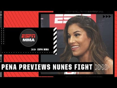 Julianna Pena: I’ve got everything to gain and nothing to lose vs. Amanda Nunes | ESPN MMA