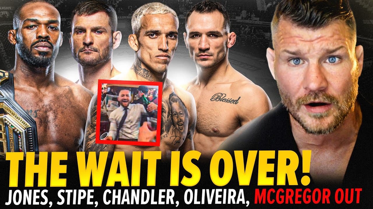 BISPING: "THE WAIT IS OVER!" Oliveira vs Chandler, Jones vs Stipe SET for UFC 309 | McGregor OUT