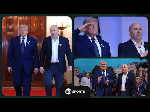 HISTORY MADE! Donald Trump and Dana White emerge from the White House ahead of #UFCFreedom250 🇺🇸