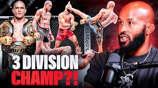 "3-DIVISION CHAMP?!" Mighty Mouse Breaks Down Alex Pereira!