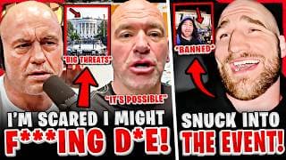 Joe Rogan SCARED for HIS LIFE at UFC White House! *FOOTAGE* Sean Strickland SNUCK into BANNED EVENT!