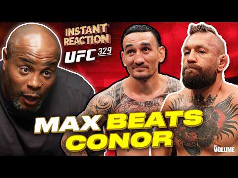 Daniel Cormier REACTS to BRUTAL Conor McGregor injury vs. Max Holloway, CRAZY Paddy Pimblett win