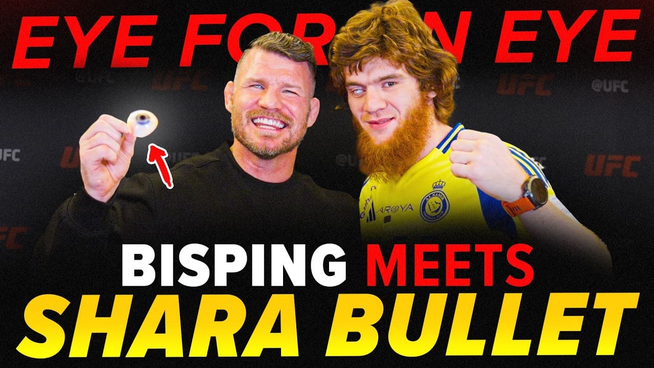 BISPING meets SHARA BULLET - 'Eye For An Eye!' 👀 | UFC Saudi Arabia (INTERVIEW)