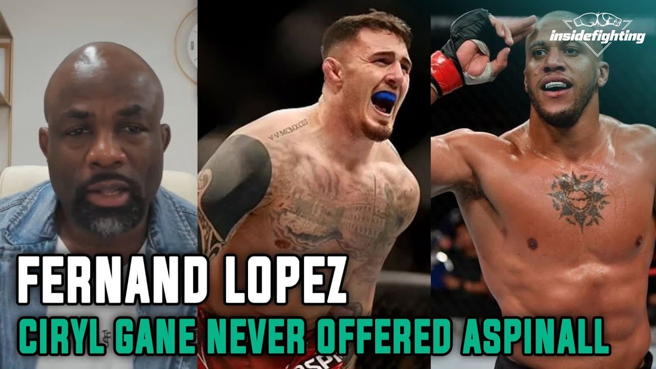 Ciryl Gane's coach says Tom Aspinall fight was never offered