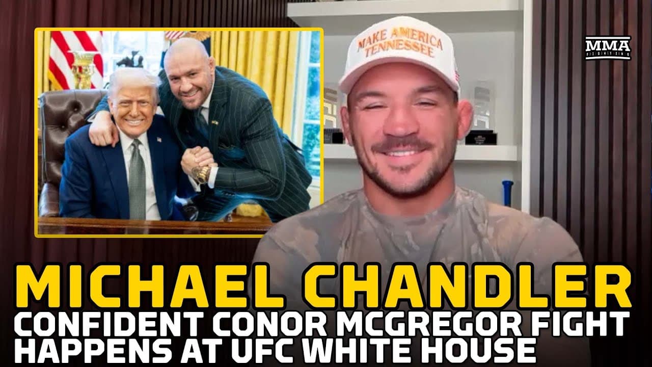 Michael Chandler Confident He's Fighting Conor McGregor at the UFC White House Card - MMA Fighting
