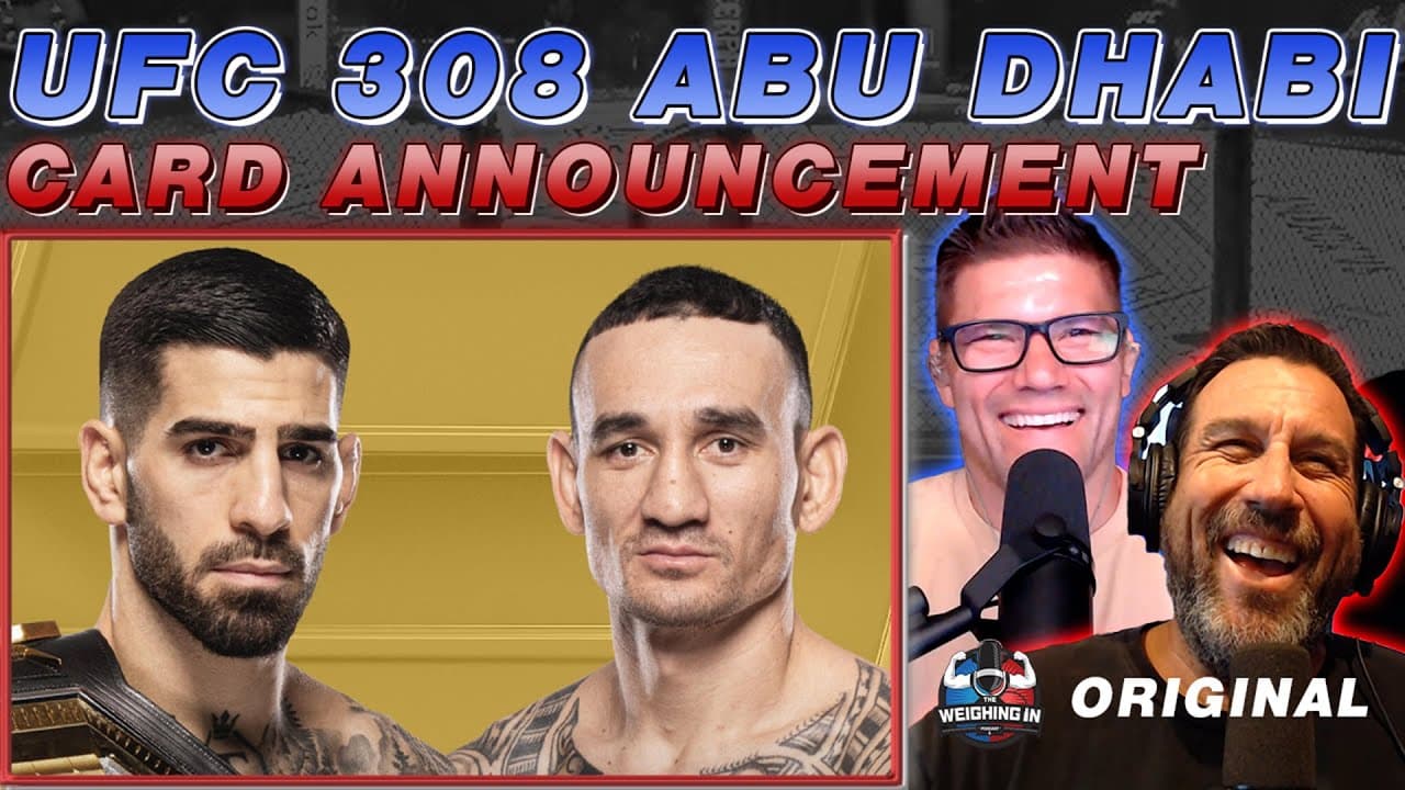 UFC 308 Main Card Announcement | WEIGHING IN