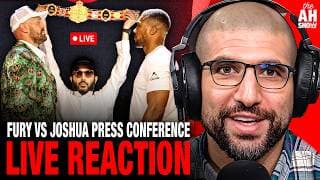 Anthony Joshua, Eddie Hearn & Tyson Fury FINALLY Face-Off; Helwani Reacts LIVE to Press Conference