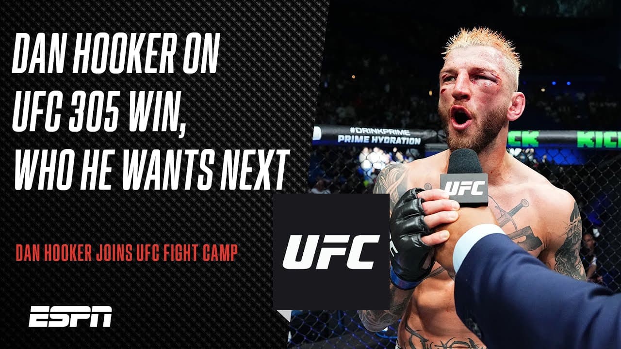 Dan Hooker on #UFC305 victory, who's next on his climb up the ranks | #UFC