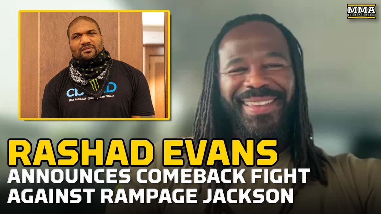 Rashad Evans Reveals Comeback Fight Planned Against Rampage Jackson in 2025 - MMA Fighting