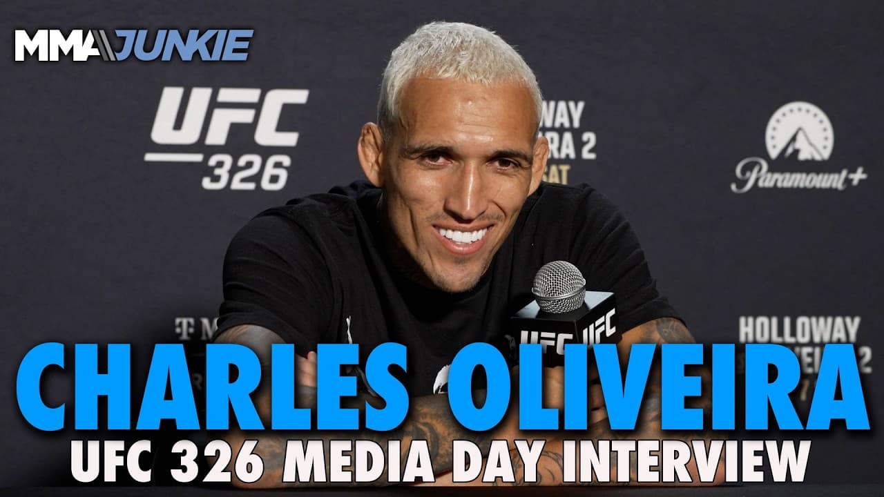 Charles Oliveira targets real title after BMF, accepts first loss to Max Holloway | UFC 326