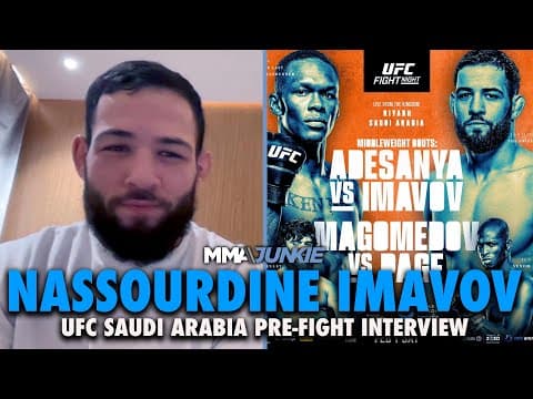 Nassourdine Imavov: I'll Beat Israel Adesanya, Take Khamzat Chimaev's Title Shot | UFC Saudi Arabia