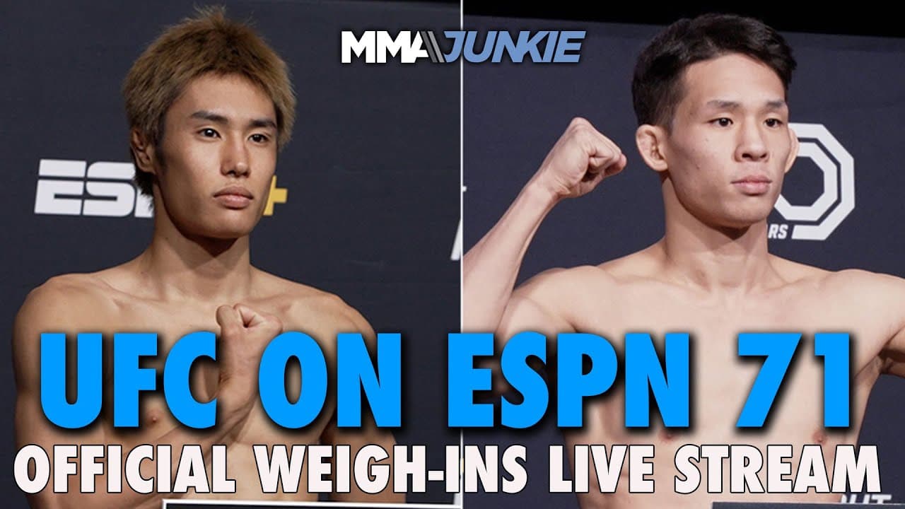 UFC on ESPN 71: Taira vs. Park official weigh-ins | UFC on Vegas 108