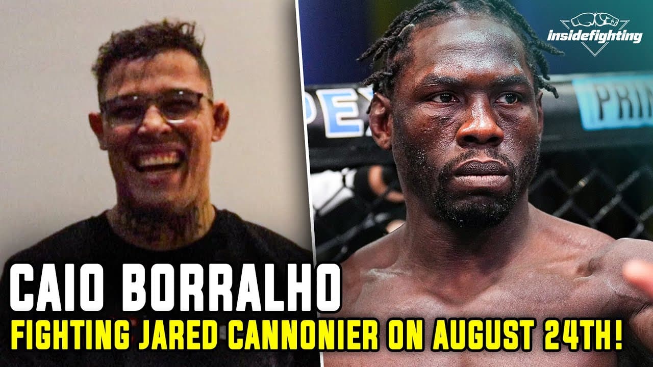 Caio Borralho announces main event fight vs Jared Cannonier on August 24th!