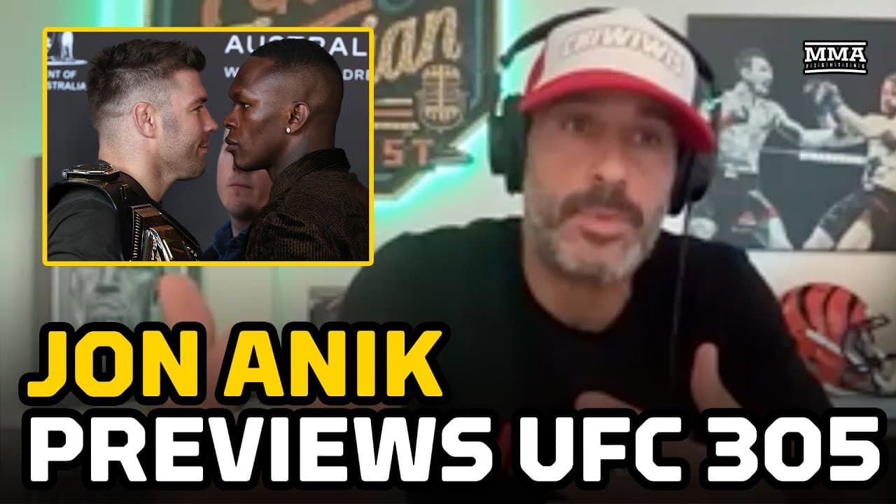 Jon Anik Previews Dricus du Plessis vs. Israel Adesanya Headliner At UFC 305, Responds To Critics