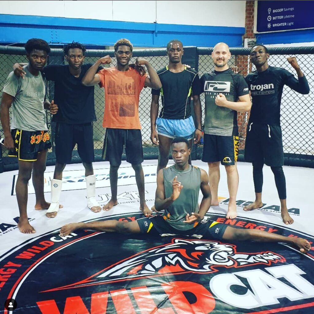 Benjamin Bush and Members of MMA Zambia