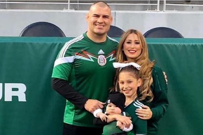 Cain Velasquez and His Family