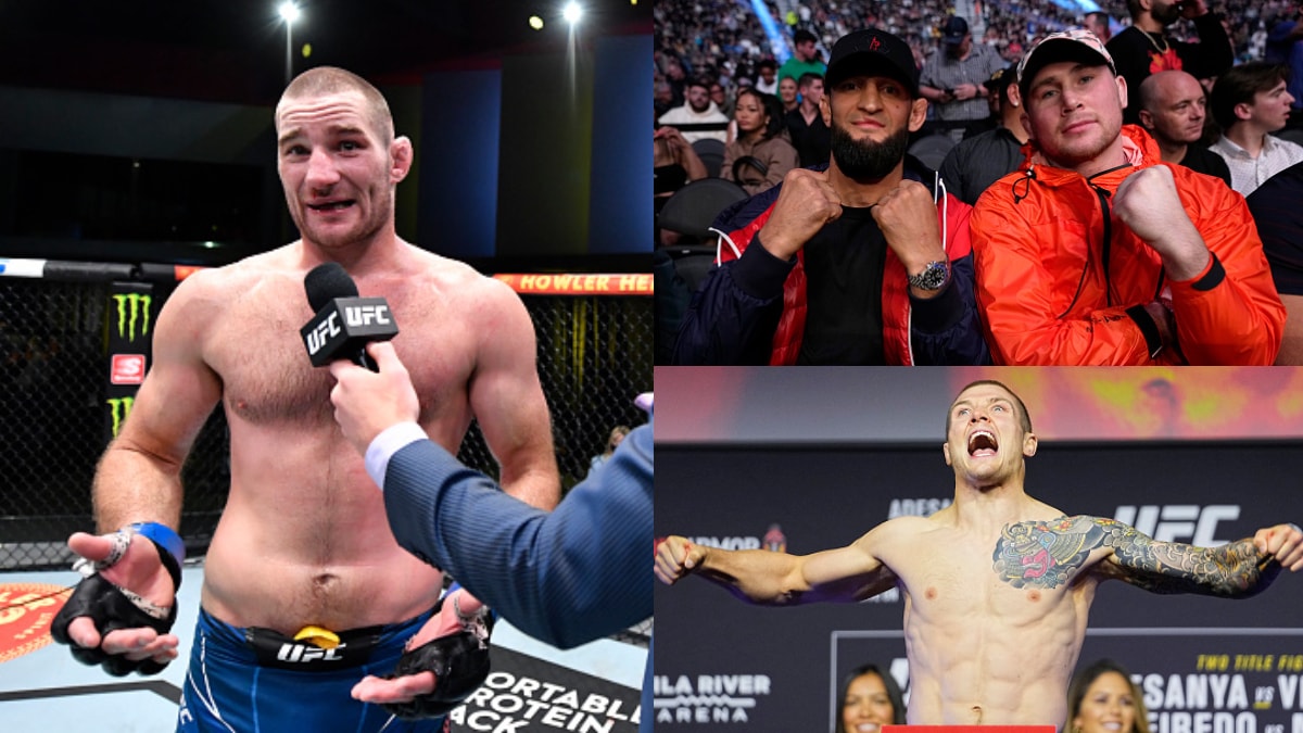 Sean Strickland, Khamzat Chimaev & Darren Till, Marvin Vettori