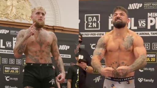 Jake Paul vs. Mike Perry Weigh-In Results: Paul Makes Weight On Second Attempt