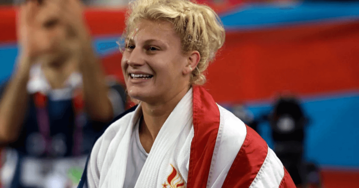 Kayla Harrison on falling for judo at six: ‘I believe in love at first sight, that was it for me’