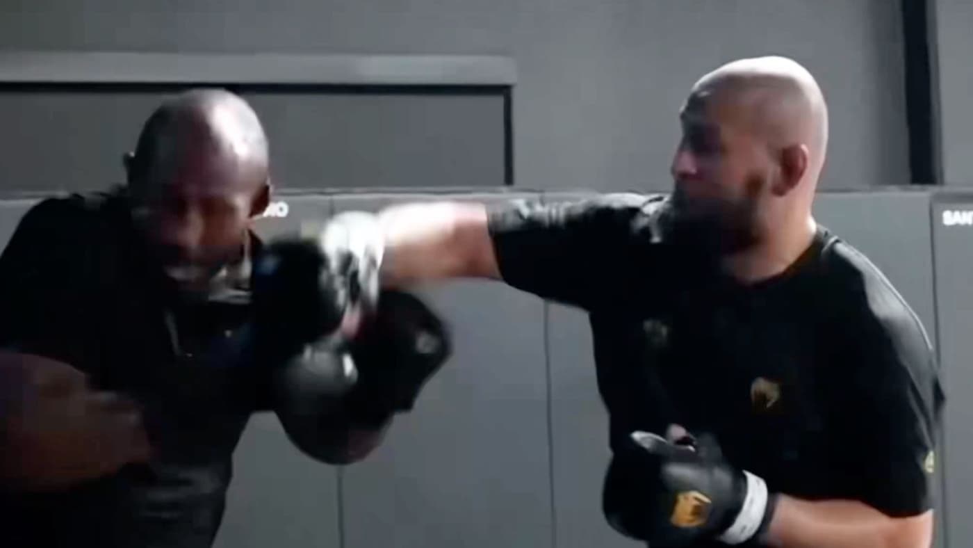 Chimaev Drops Rountree in Sparring Footage Ahead of UFC 328